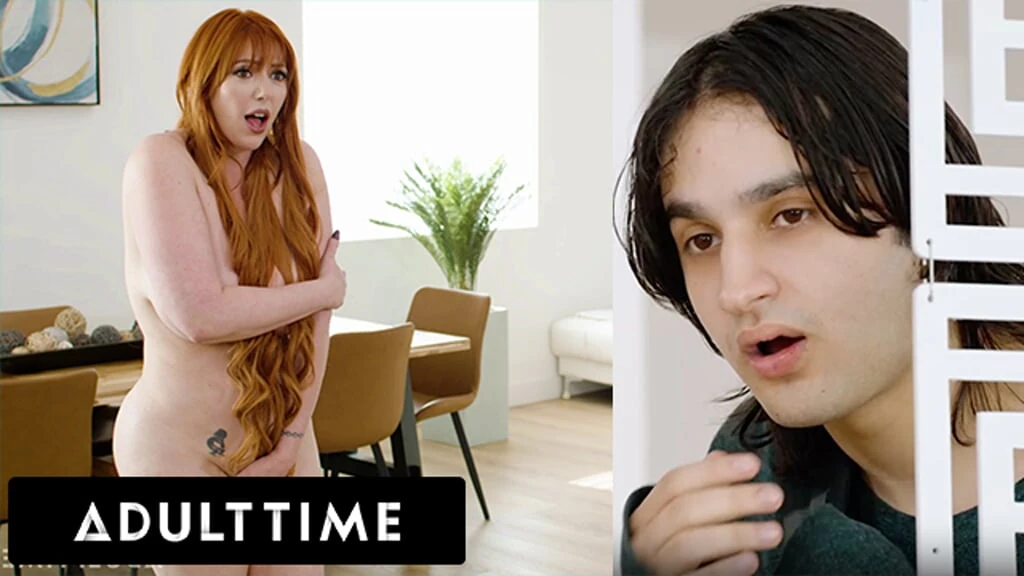 ADULT TIME – Pervert Stepson Caught Watching Redhead Busty Stepmom Lauren Phillips Doing Naked Yoga