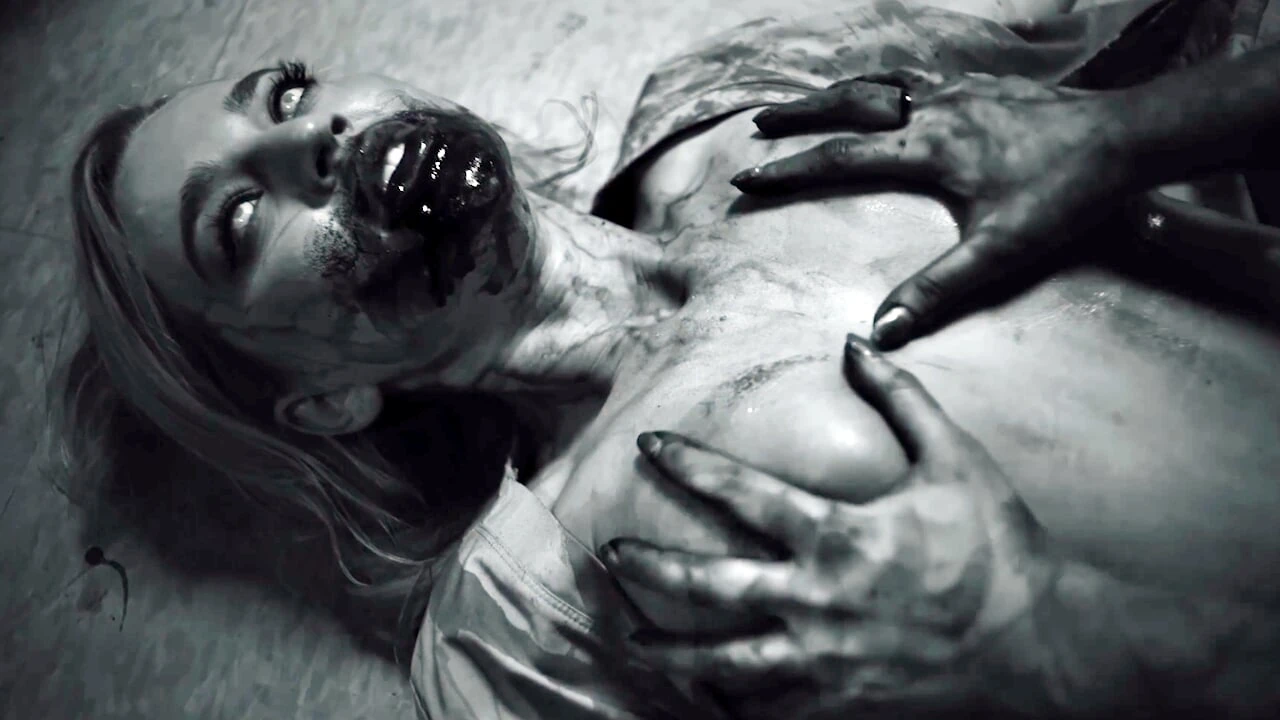 Extreme Parasite Lesbian Horror – Melody Marks & Blake Blossom in Hardcore Monster Sex Scene