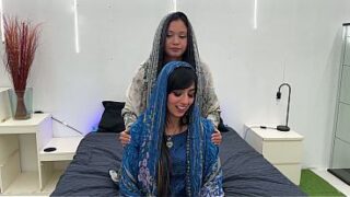 Incredible Threesome With Two Arabs With Big Tits and Tight Pussies – Aaliyah Yasin and Jade Presley