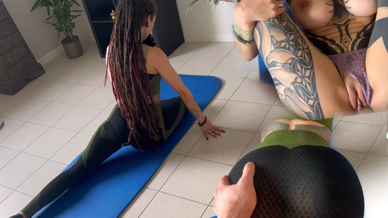 Trainer exploits yoga position shamelessly