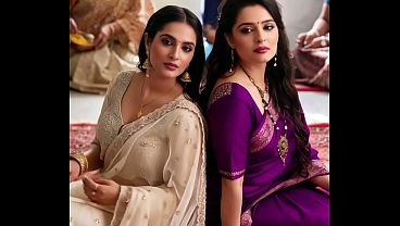 Amateur girls giving blowjob to big cock(A.I)