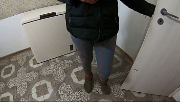 Cum-Stained Downjacket & Rough Fuck – Facefuck, Anal Fingering & Messy Finish