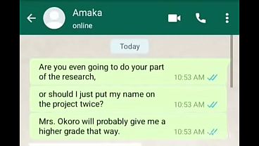 NEW RELEASE: Amaka sex-chat with her class teacher