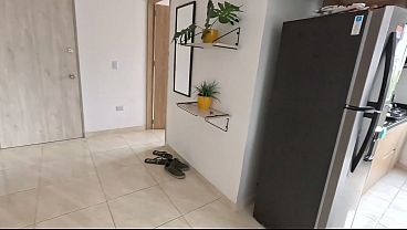 POV My 18-year-old Brunette Girlfriend with Perfect Body Is Subdued – Camila Henao