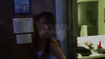 Reina Sucks And Fucks Stepdad Taking His Cum In Hotel