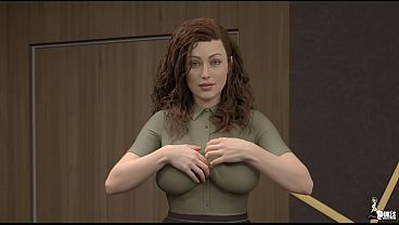 The Long Dick Boss Fucks his HOT employees all day in his office