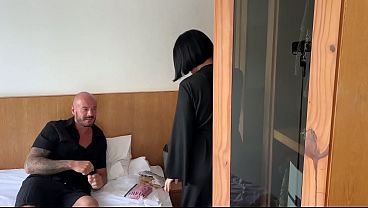 Trying on LINGERIE for a PHOTOSHOOT — my HUSBAND got JEALOUS and FUCKED me HARD