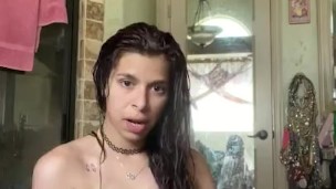 After shower masturbation with mommy’s toothbrush!