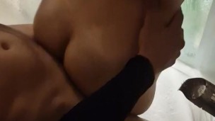 Fucking my Wife and Cumming on Her Ass | Shower Sex