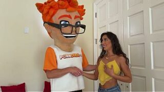 I Made Claire Black Twerk Then Bent Her Over for Doggystyle in PornDudeCasting