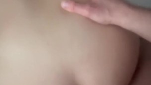 Nice quick doggyfuck after workout – Huge creamy cumshot on her ass