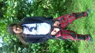 Outdoor: Punk Rocker Peeing at the Woods / Behind the Scenes