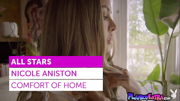 Petite all natural blonde MILF Nicole Aniston loves being naked at home