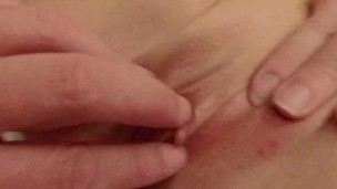 Playing with my pussy and blowjob with my belgian client