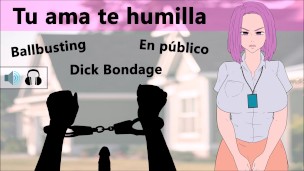 Rol JOI CBT – Tu ama te humilla en una fiesta. Audio en español.