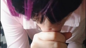 Sucking husbands friends dick