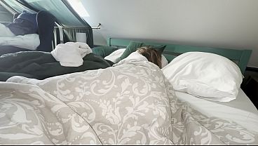 This hot bitch is sleeping tight after long party night and I didnt resist the urge to check up on her pussy