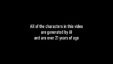 Young bull we met at a swinger bar fills my hotwife with cum ( AI Generated )