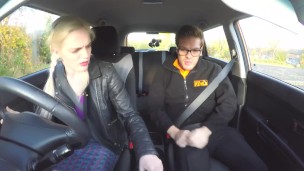 Fake Driving School USA babe Anna De Ville gets UK anal sex