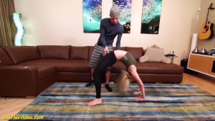 tight flexi step sister banged