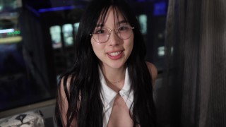 Korean Secretary Fucks Boss for Raise in Open Holed Pantyhose … slutty girl