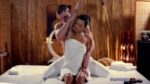 Massage Rooms Sexy brunettes hot tight slick tanned body fucked