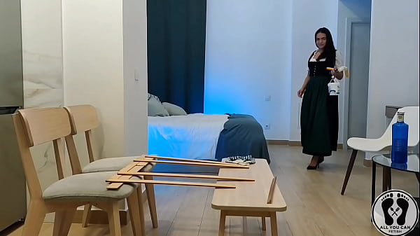 AUSTRIAN WOMAN IN DIRNDL GETTING DIRTY