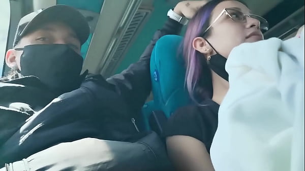 Blowjob and fucking with creampie in public service bus – BlakeProductions
