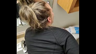Cheating Slut Filmed in the Bathroom