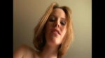 For the third time, this young slut from a poor family tries to find a master for her holes Striptease, dirty talk and cum on ass
