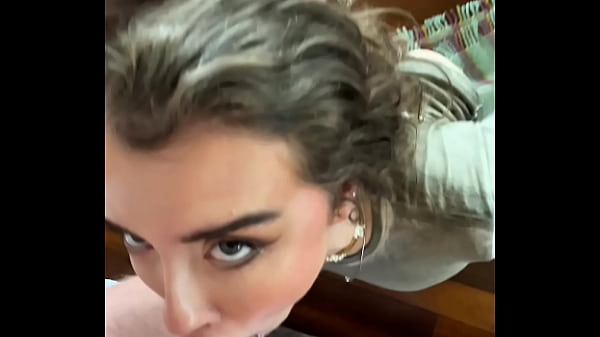 Hot Canadian Blonde EDEN IVY GAGS & LICKS Balls After Casting – SLOPPY POV Cum SHOT