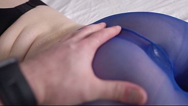 Raw Anal Session With A Finnish Brunette In Blue Pantyhose