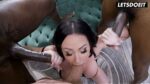 Three Big Black Cocks Push a Curvy Brunette to Her Limit with Intense Face Fucking