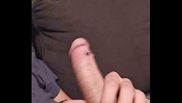 Big Pierced Cock Cum