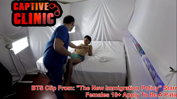 BTS – Nude Sandra Chapelle The New Immigration Policy, Delivery Guy Comes to scene early Movie See Full Medfet Movie Exclusively On Bondage Clinic, Unique MedFet Movies!