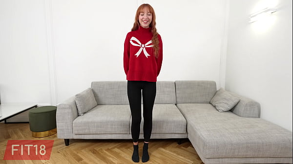 FIT18 – Lilly Mays – Casting Tall and Skinny Latvian Redhead In Bodysuit – 60FPS
