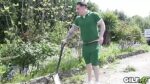 GilfAF - Horny GILF Francesca Kitten Catches Her Gardener Staring... Then Fucks Him Raw