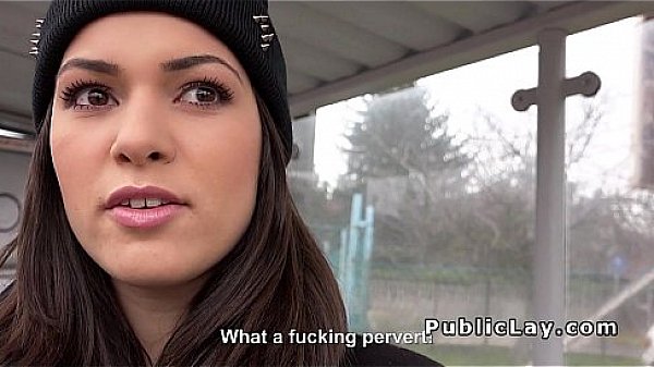 Hungarian beauty from public bangs