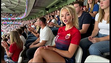 I fucked the blonde Norwegian girl I met at the World Cup and gave her a creampie in public in the stands [AI Generated]