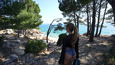 My step brother’s wife takes me to a nudist beach and cheats on me