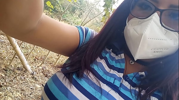 MY STEPMOTHER’S SLUT IS IN THE JUNGLE WALKING IN SEARCH OF A DICK TO FUCK OUTDOORS