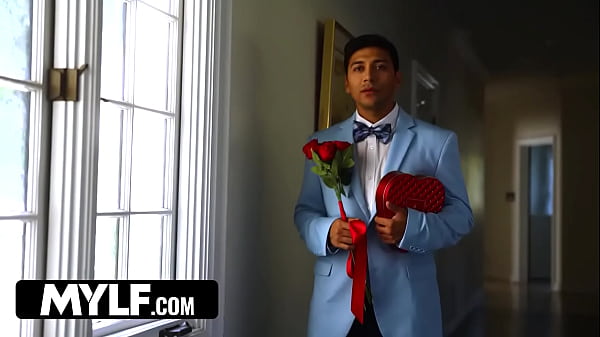 Stepmom’s Valentine’s Day Disaster Turns Into a Naughty Night with Stepson