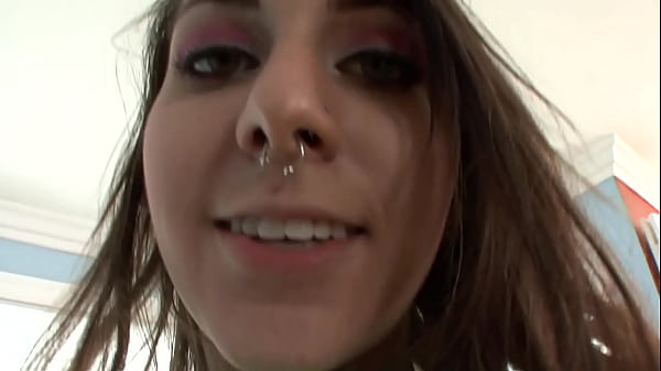Tatted And Pierced Brunette Gets A Thick Anal Creampie SQF