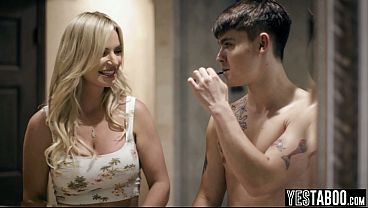 Big boobs gorgeous MILF step mother fucks her horny young stepson by mistake