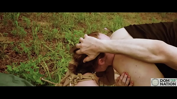 Gorgeous Claire Roos gets a rough rimming job and face fuck in the forest
