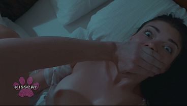 Wait… You Came Inside?! Step Dad Can’t Resist Step Daughter in One Hotel Bed – Kisscat & MrCat